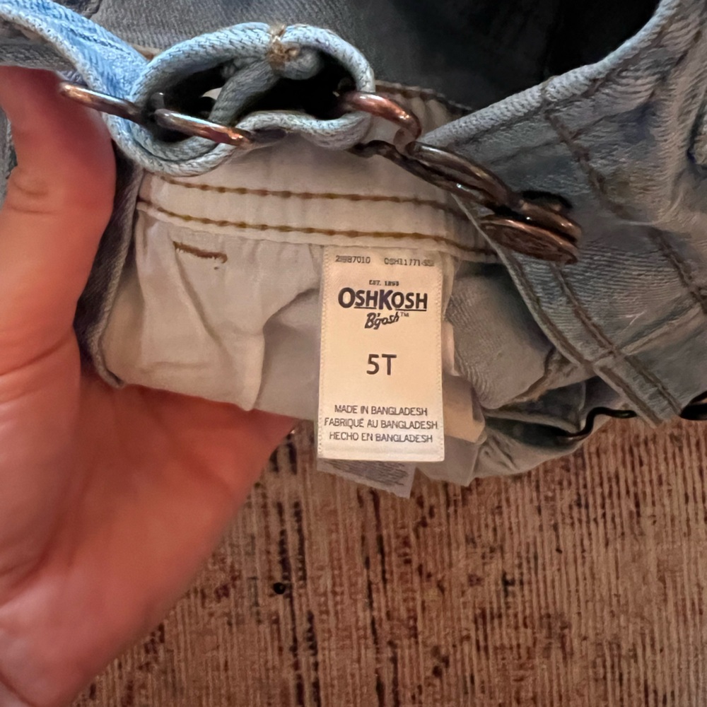 OshKosh B'gosh Light Blue Denim Overalls - Picture 4 of 5